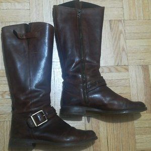 leather Timberland boots, sz 8
